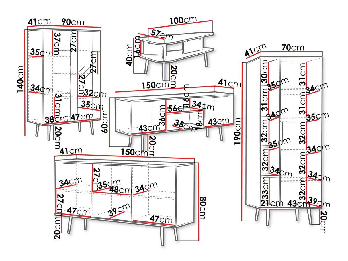 Svetainės komplektas 543540