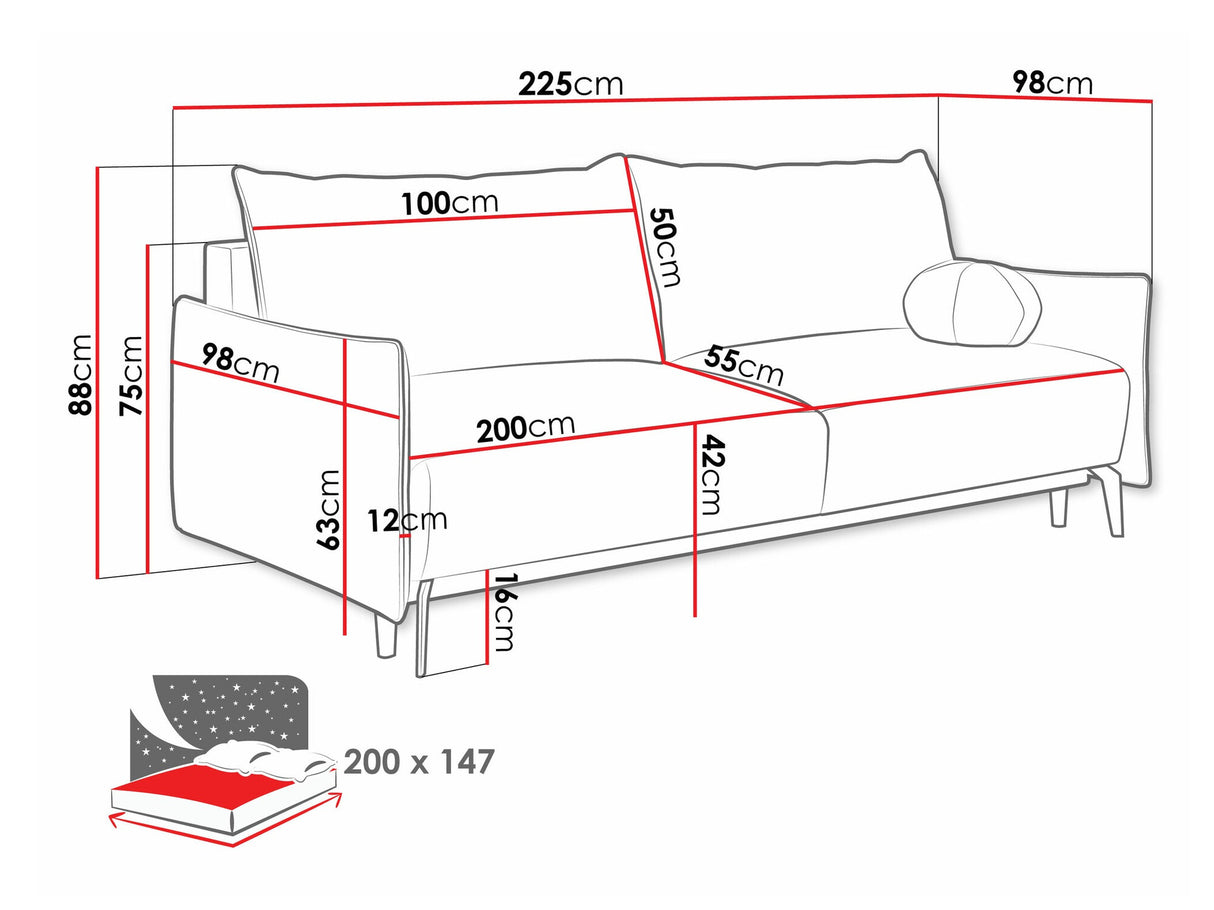 Sofa lova 544217