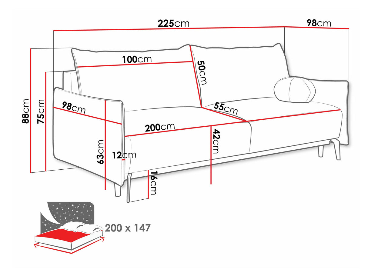 Sofa lova 544217