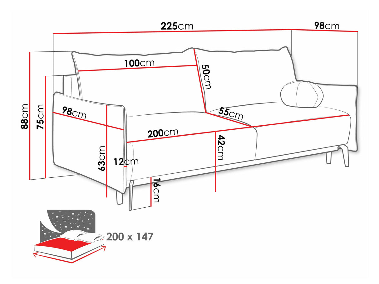 Sofa lova 544217