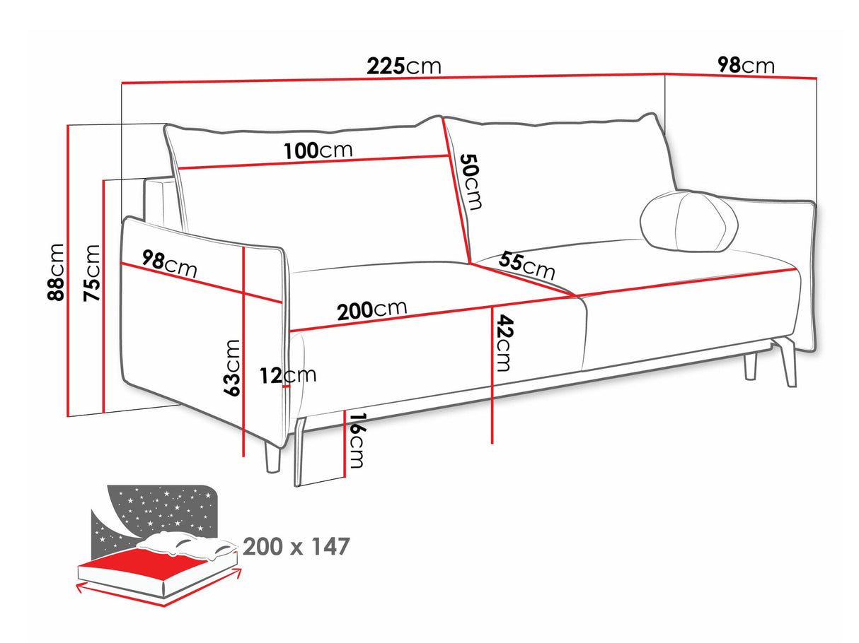 Sofa lova 544217