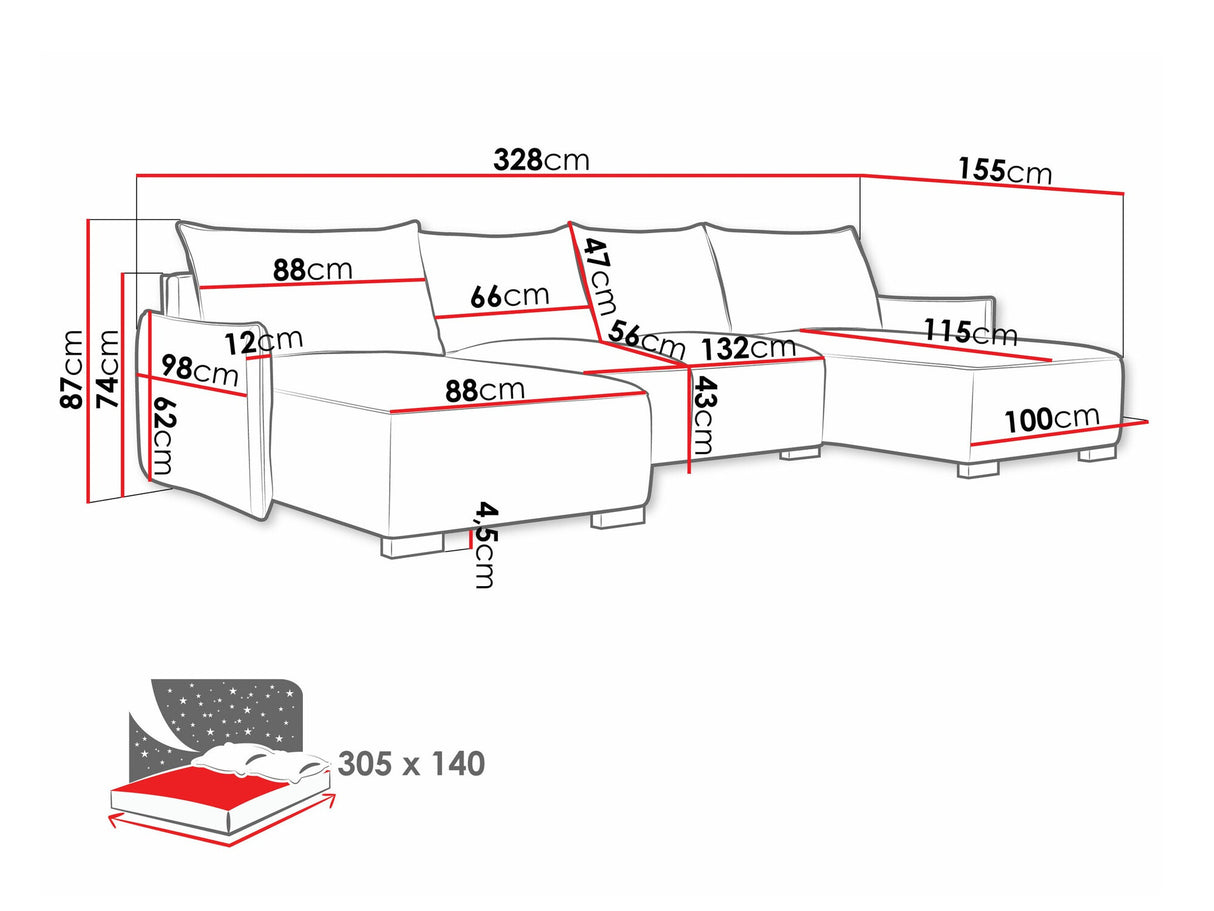 Minkštas kampas 544257