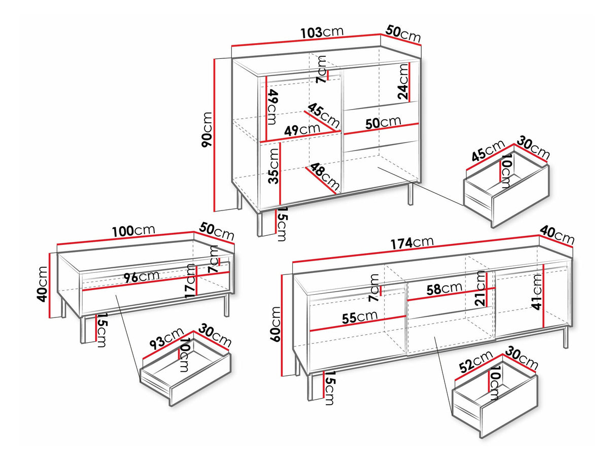 Svetainės komplektas 544567