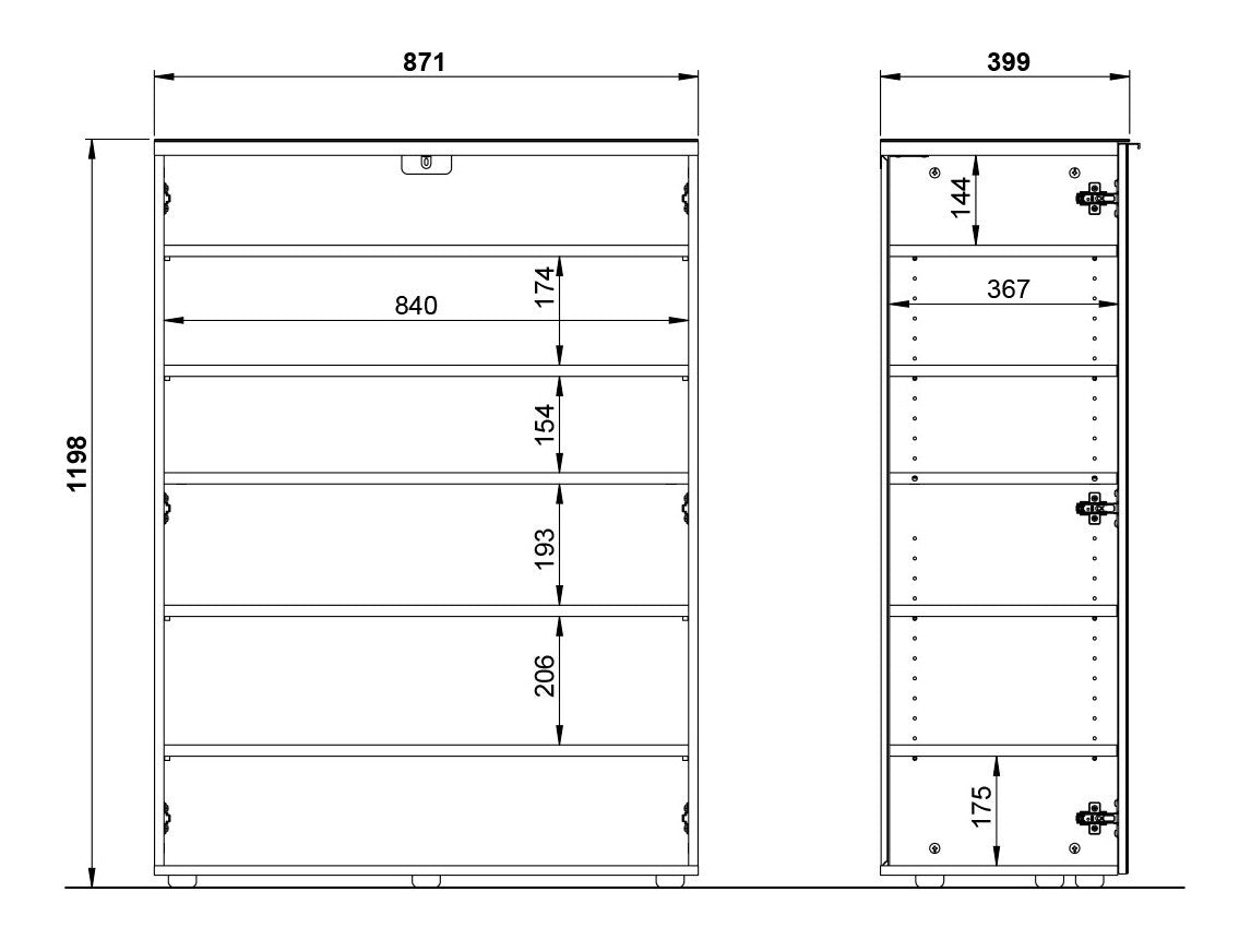 Batų lentyna 544917