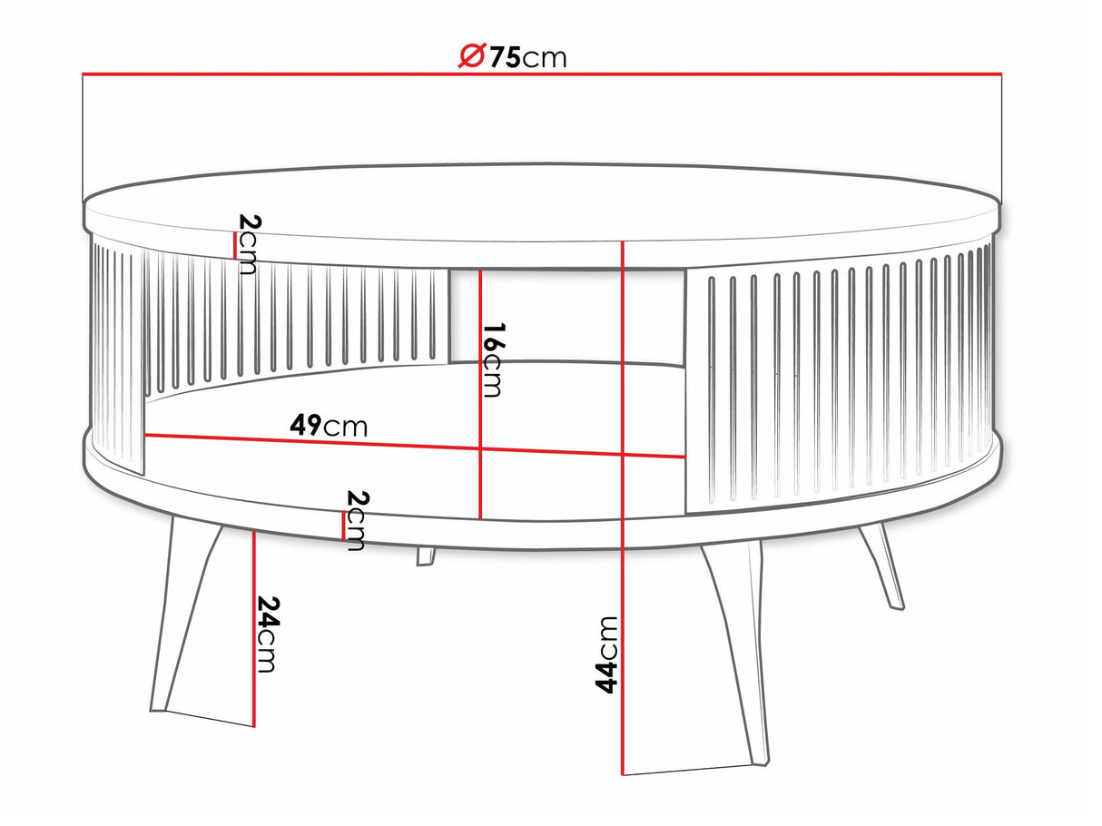 Žurnalinis staliukas 544969
