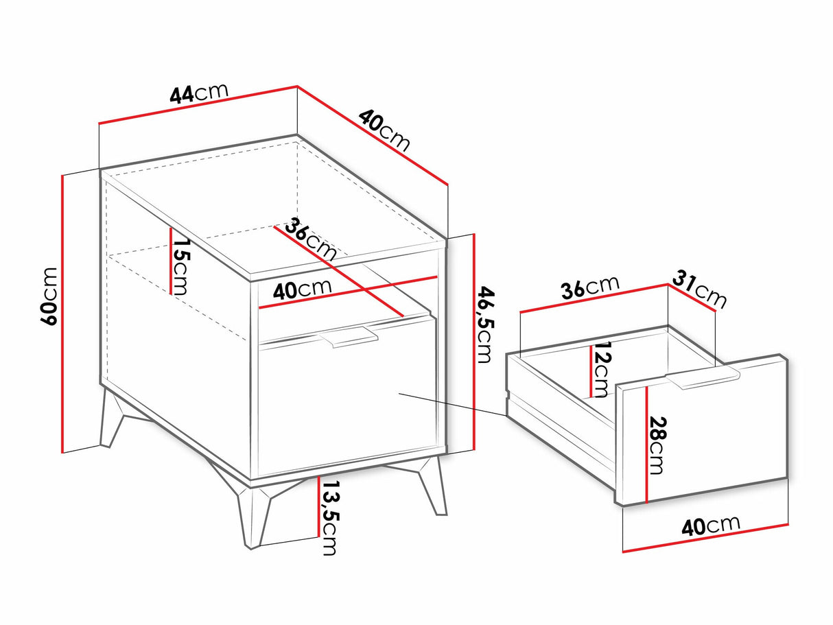Naktinis staliukas 547479