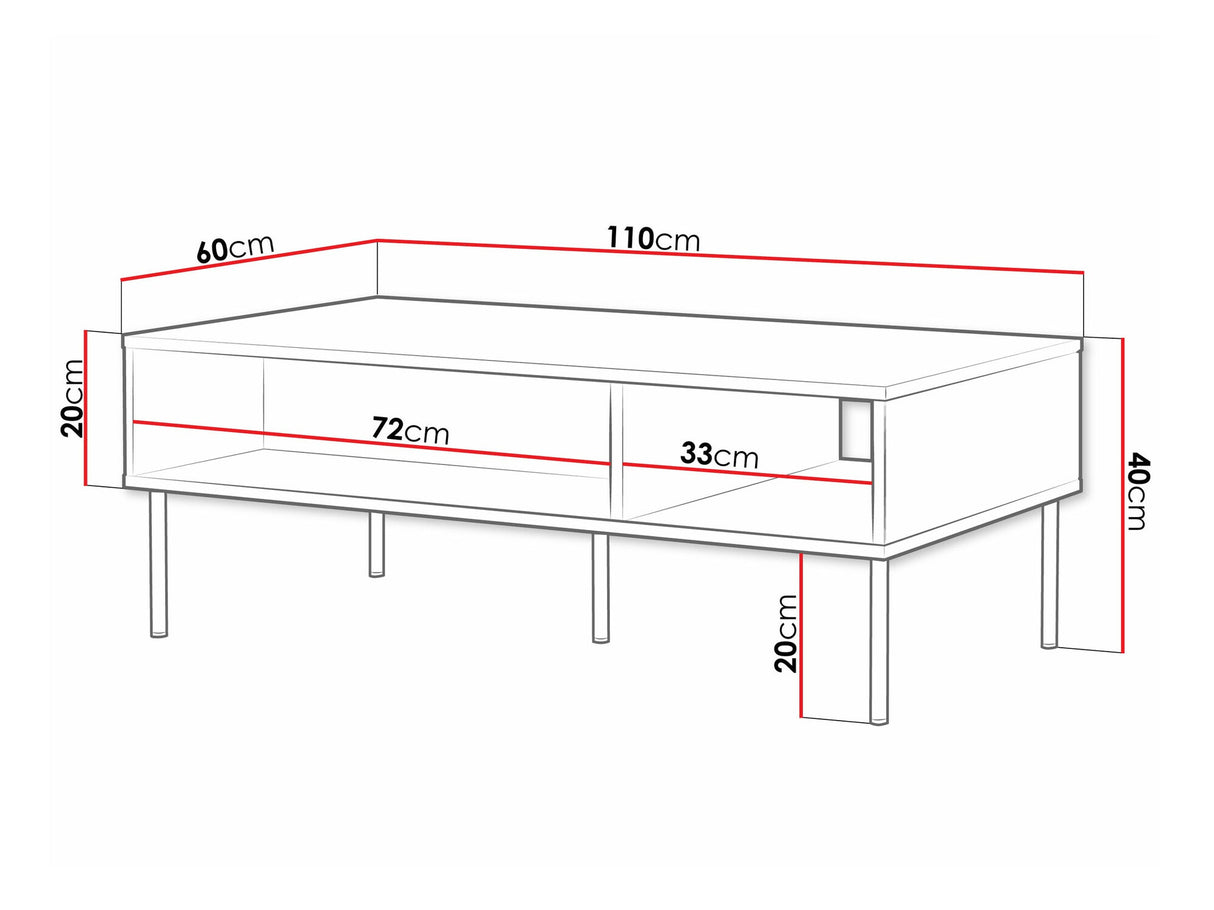 Žurnalinis staliukas 547695