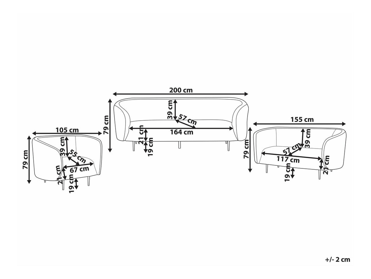Minkštų baldų komplektas 550064