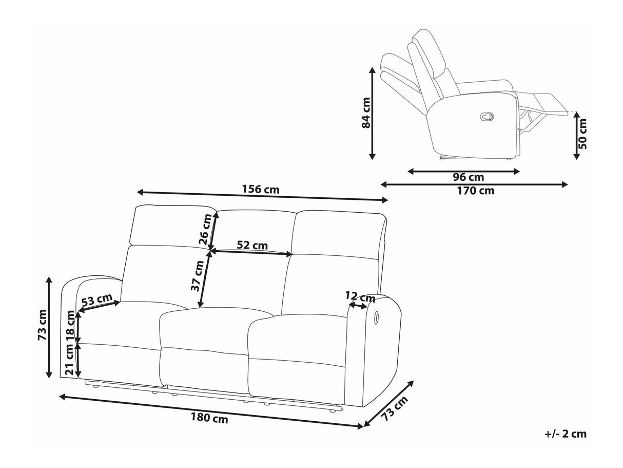 Sofa reglaineris 551070