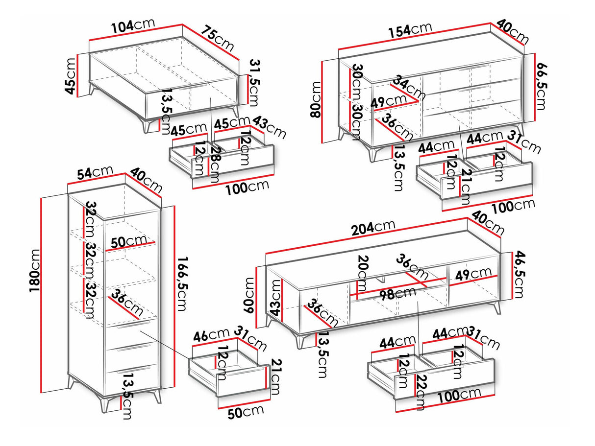 Svetainės komplektas 547494