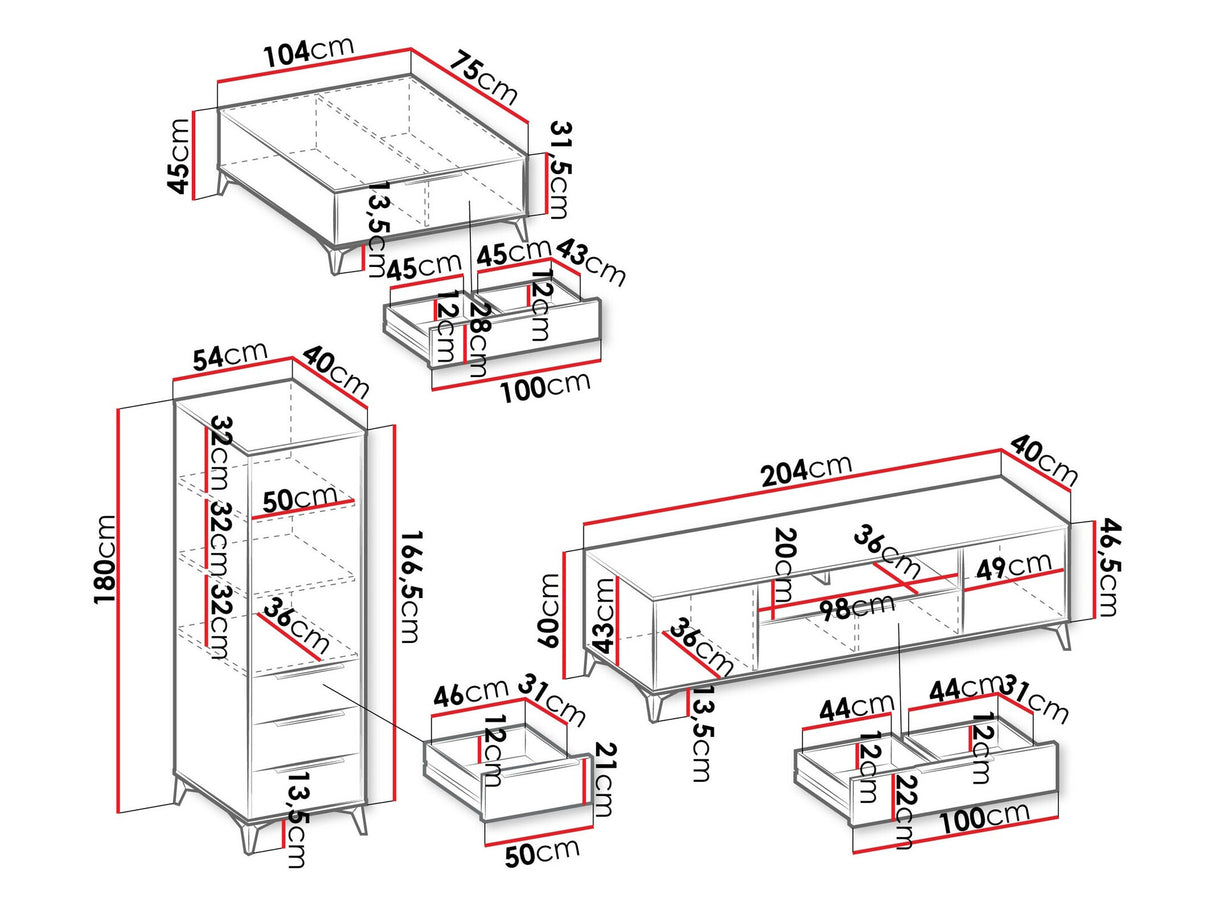 Svetainės komplektas 547494