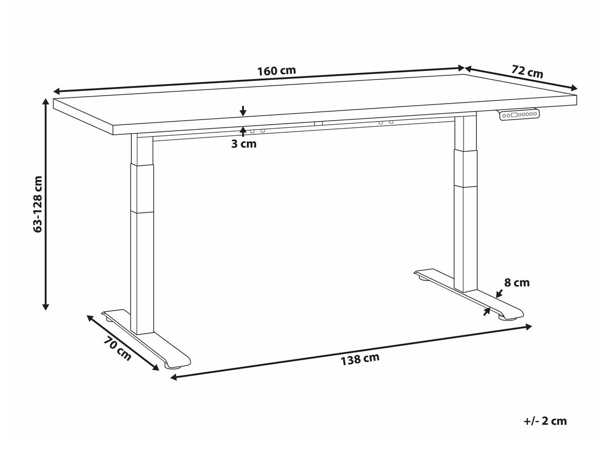 Reguliuojamo aukščio darbo stalas 554402