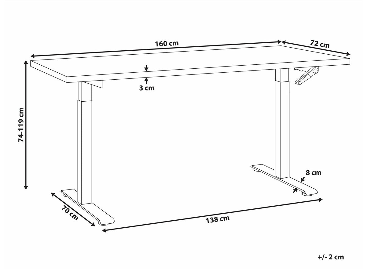 Reguliuojamo aukščio darbo stalas 554501