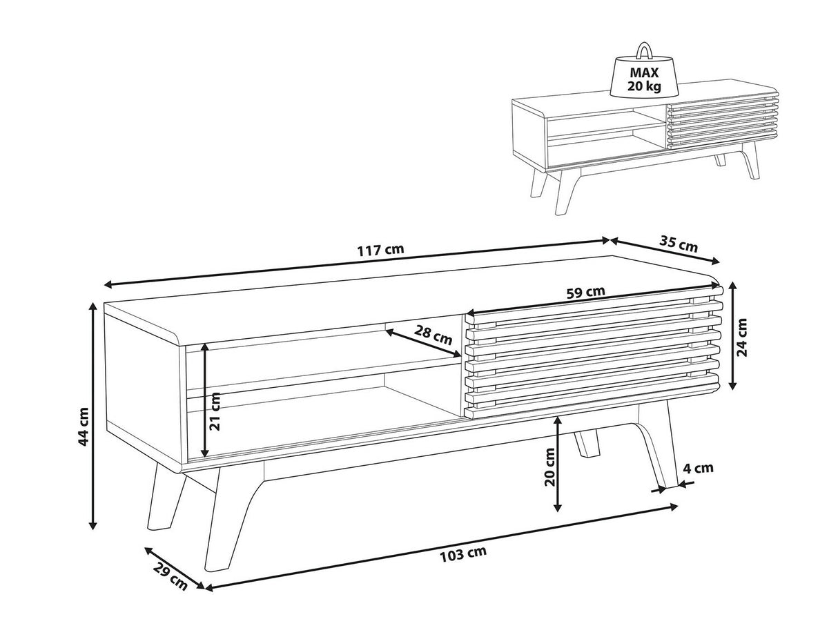 TV staliukas 514173