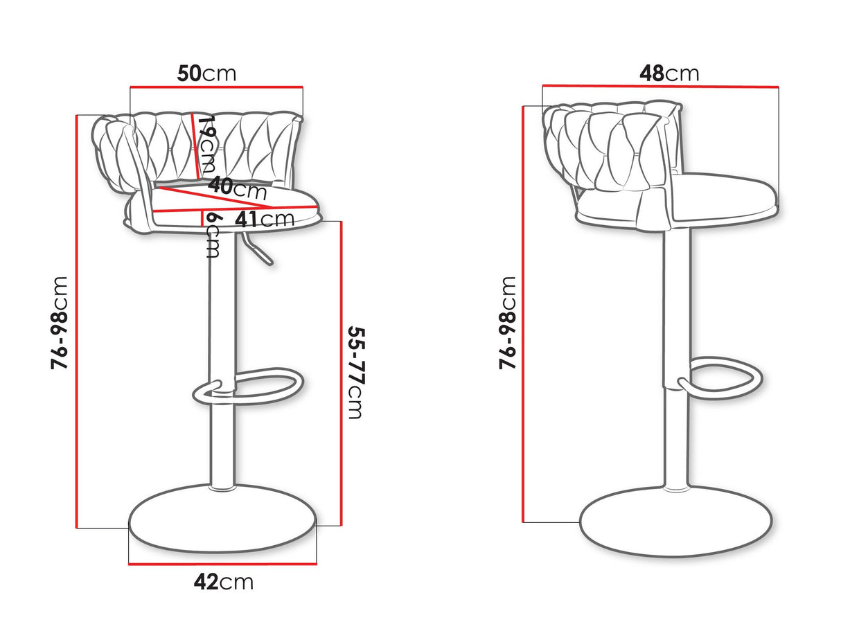 Baro kėdžių komplektas 555811