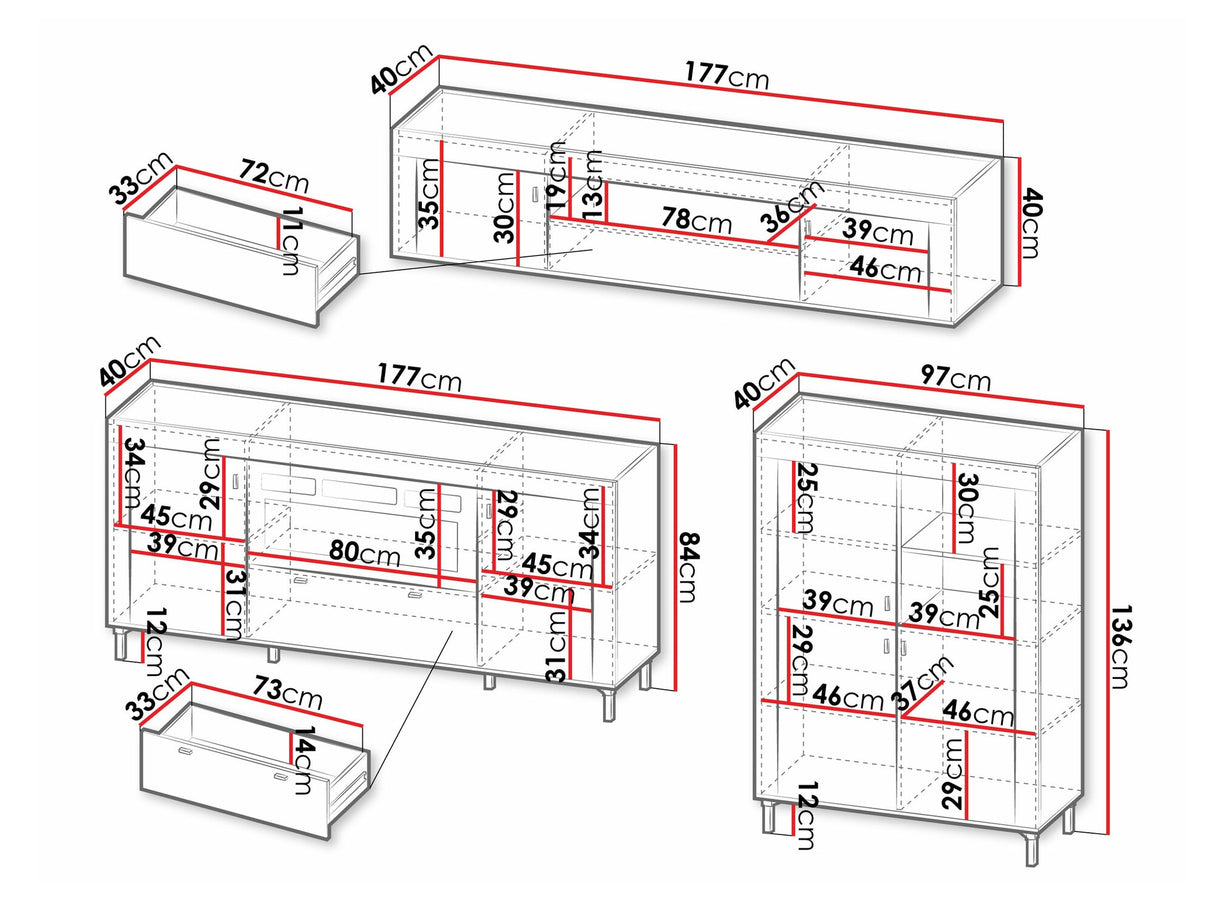 Svetainės komplektas 556025