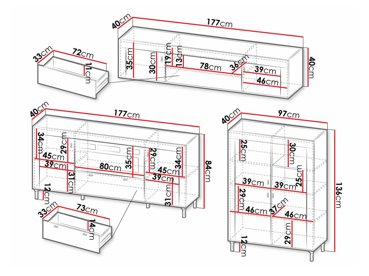 Svetainės komplektas 556025