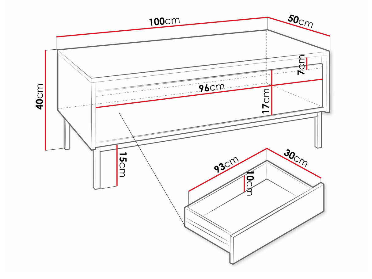 Žurnalinis staliukas 544517