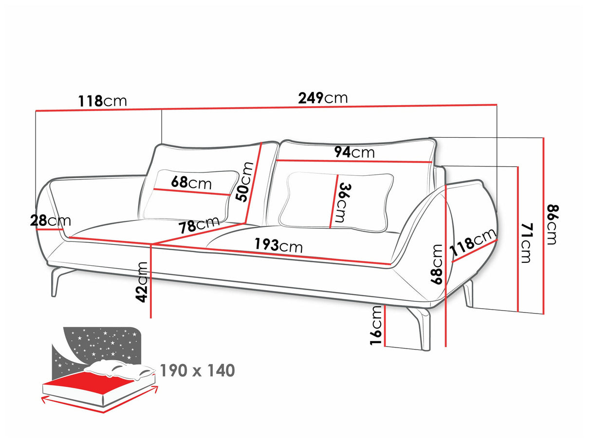 Sofa lova 558632