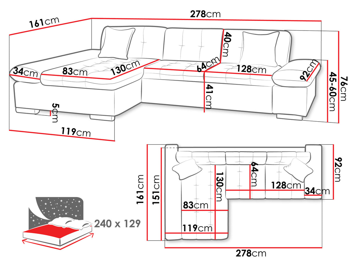 Minkštas kampas 68208