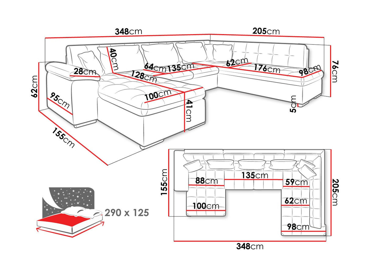 Minkštas kampas 45978