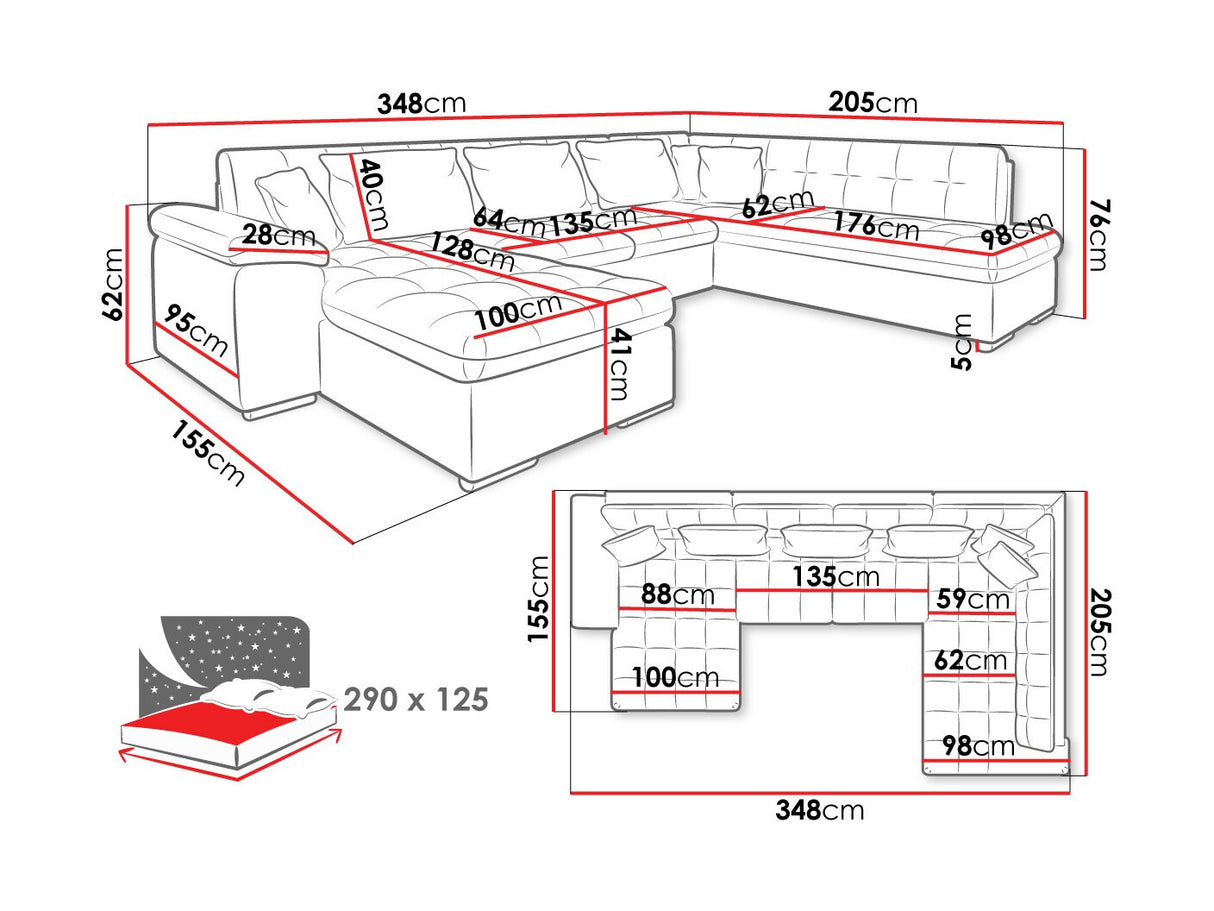 Minkštas kampas 45978
