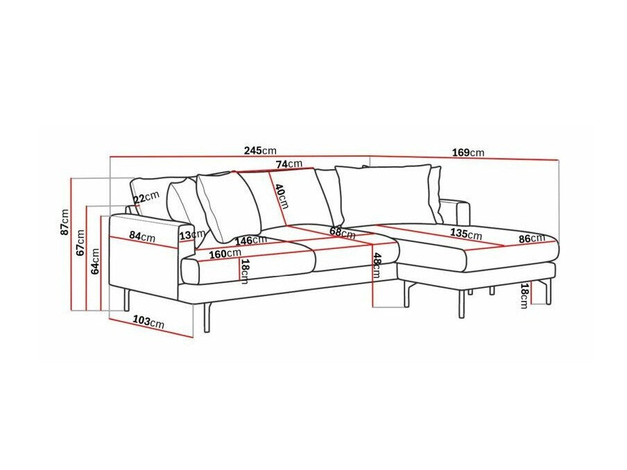 Minkštas kampas 549312