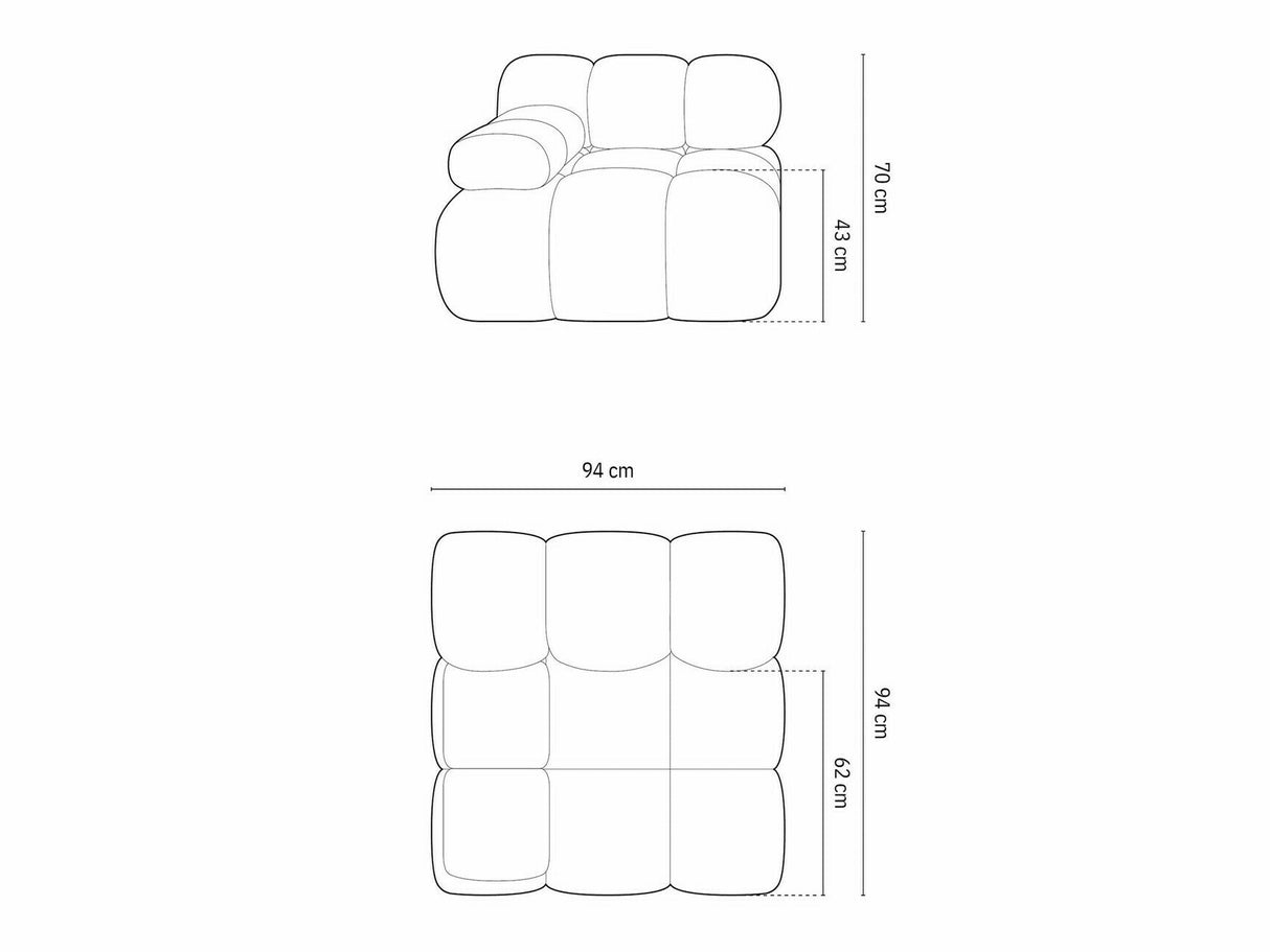 Modulinis fotelis 540154 3782089