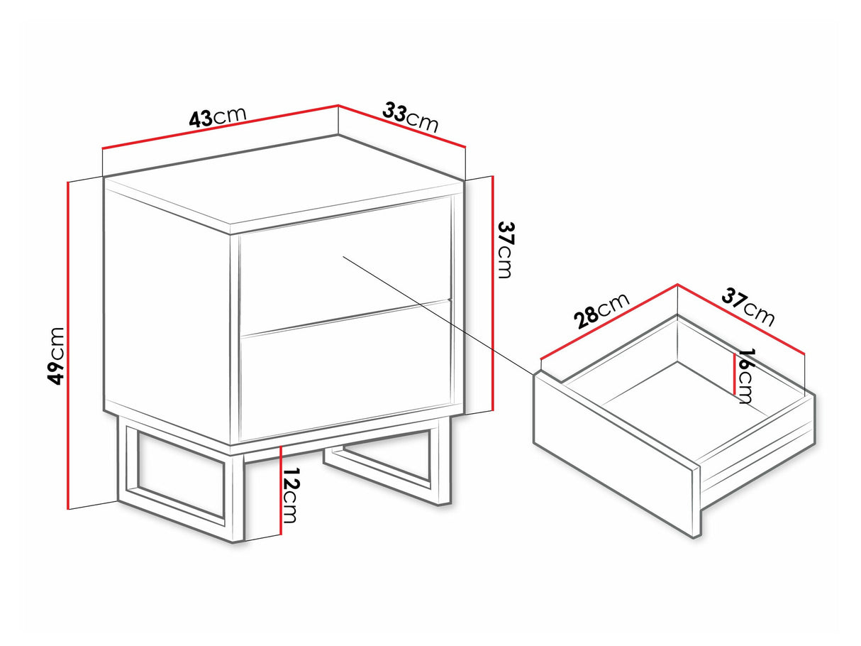 Naktinis staliukas 562905