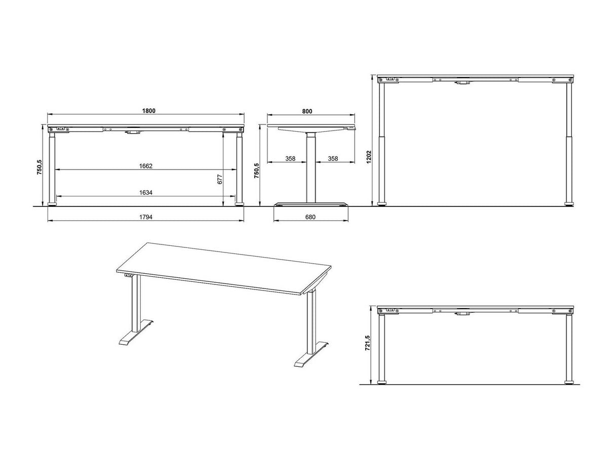Reguliuojamo aukščio darbo stalas 520285 3799257