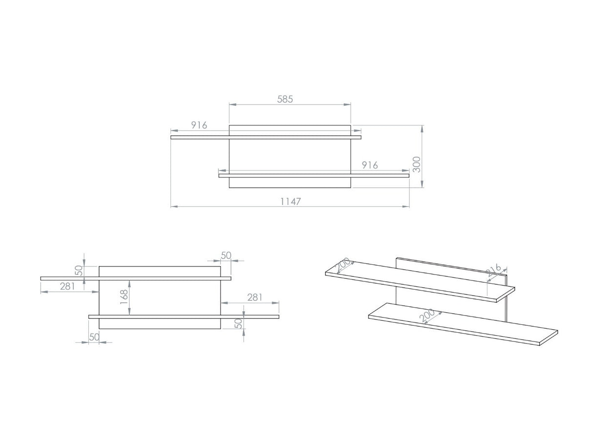 Pakabinama lentyna 564763