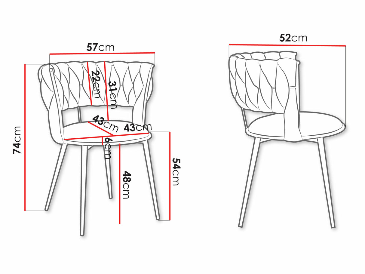 Kėdžių komplektas 555806 3806552