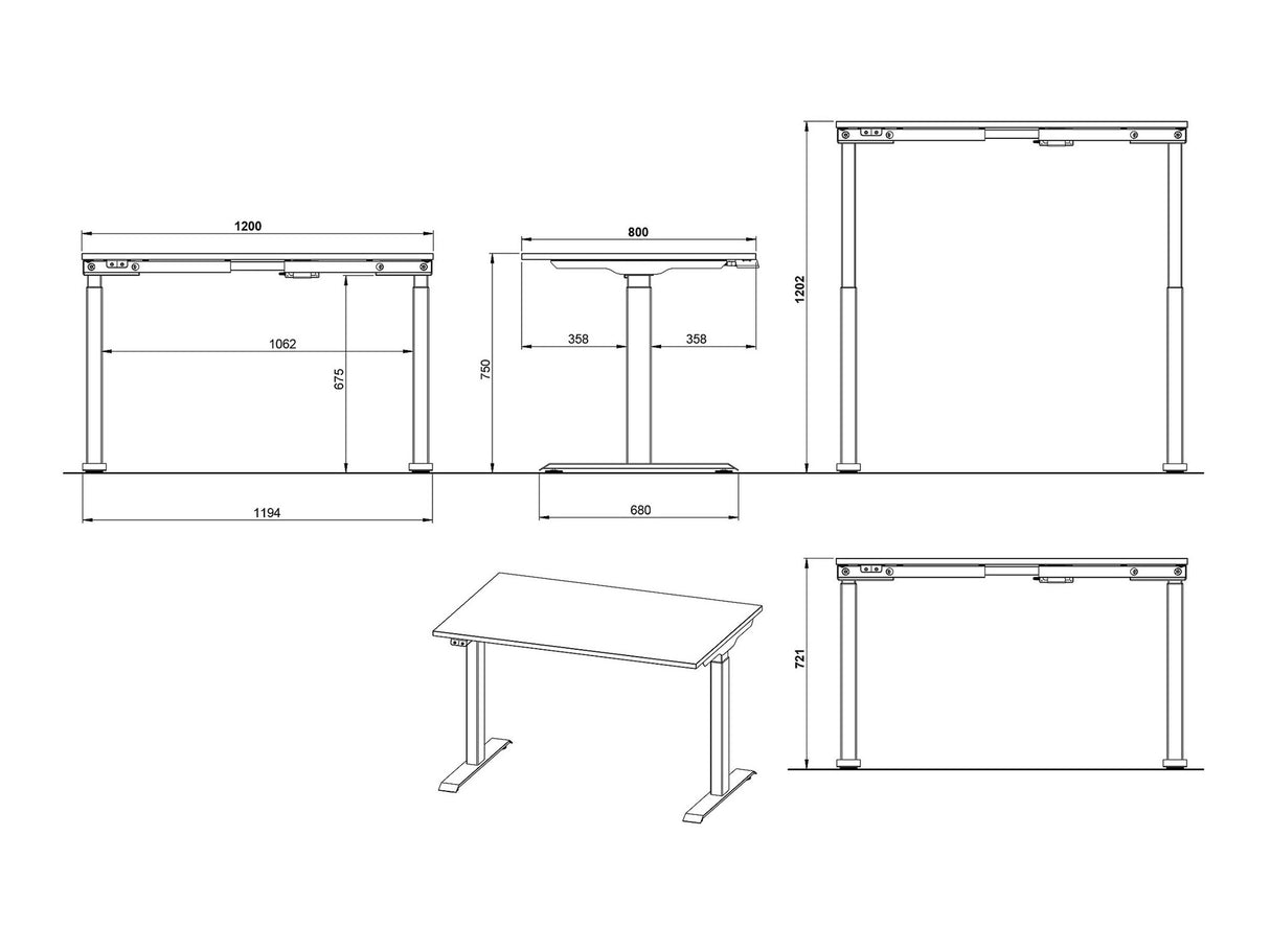 Reguliuojamo aukščio darbo stalas 565546