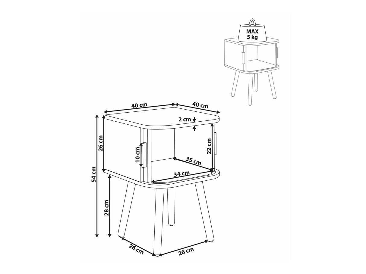 Naktinis staliukas 566253