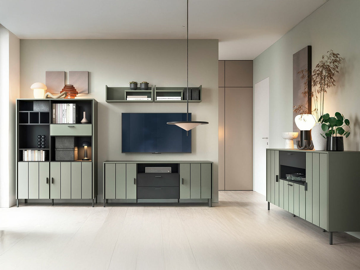 Pakabinamų lentynų komplektas 566426