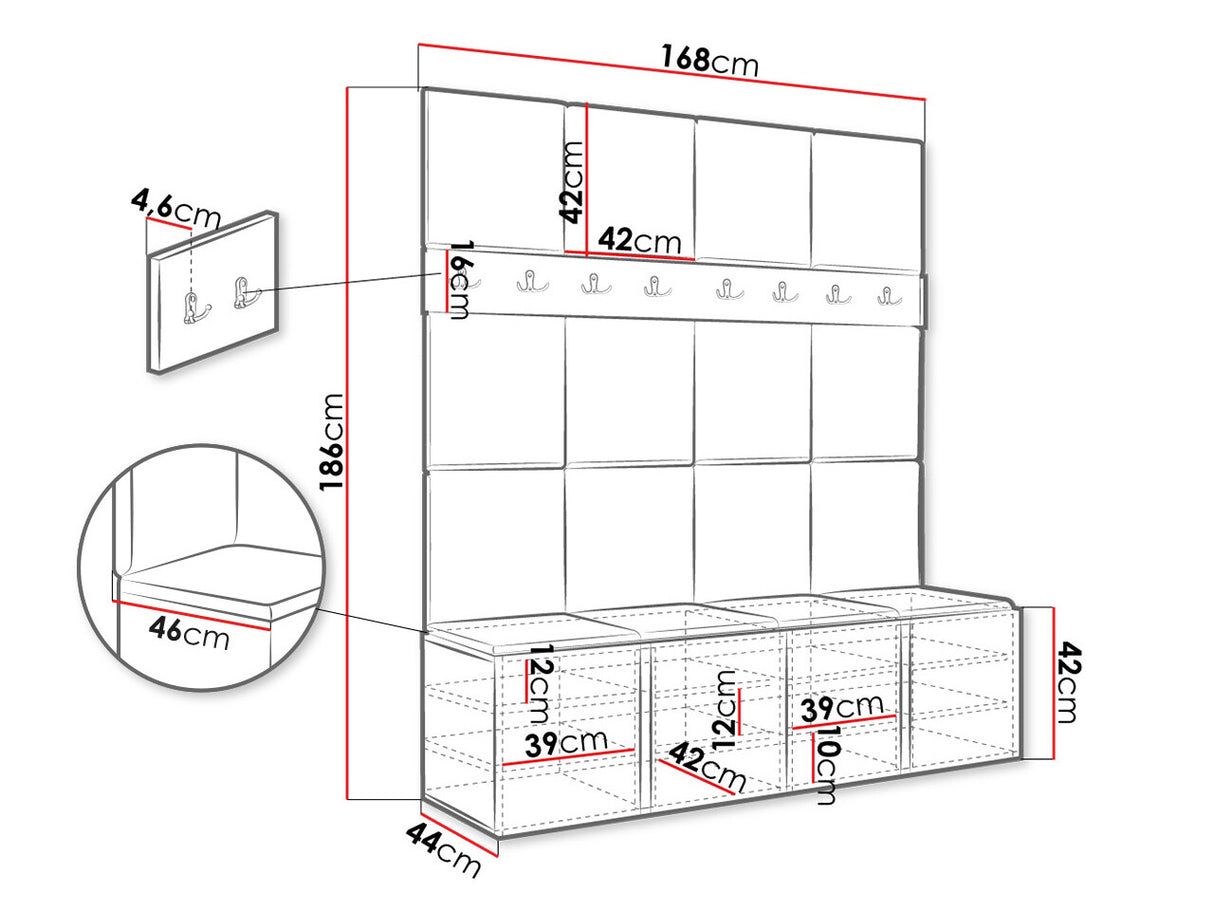 Prieškambario komplektas 422079