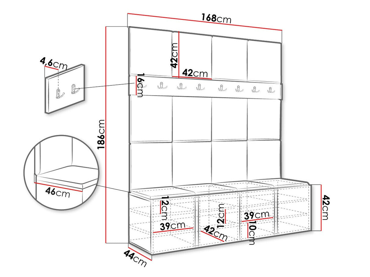 Prieškambario komplektas 422079
