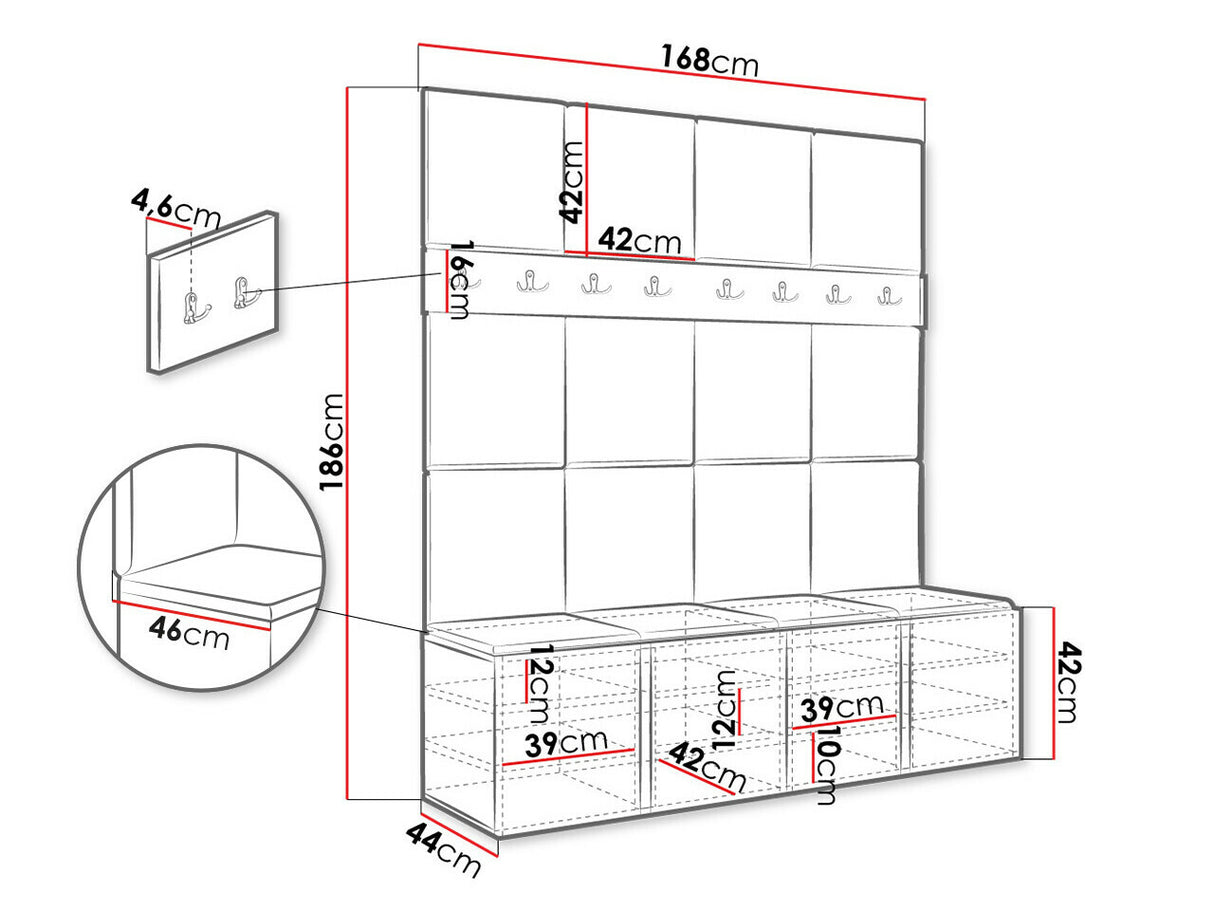 Prieškambario komplektas 422079