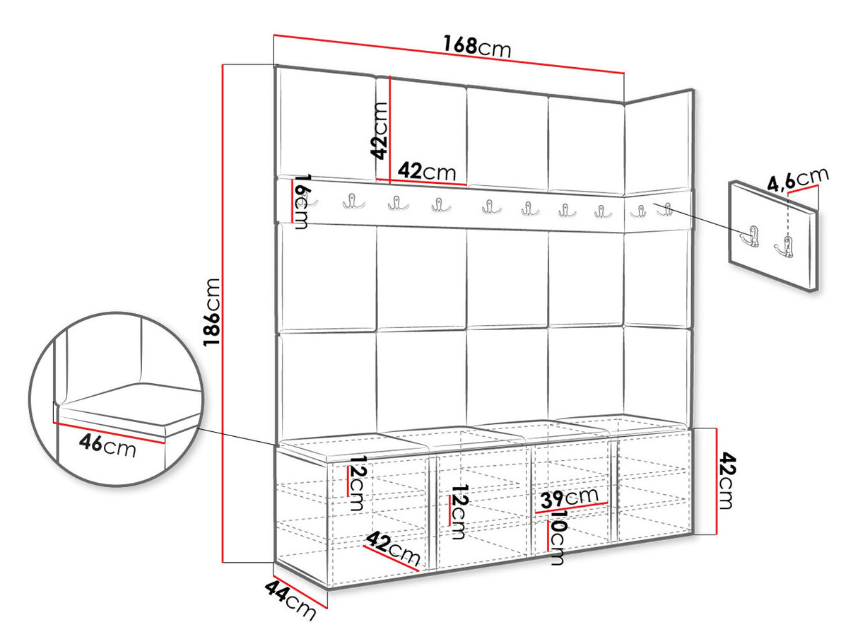 Prieškambario komplektas 420809