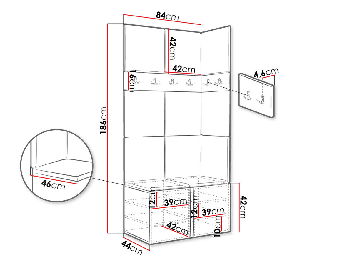 Prieškambario komplektas 420411