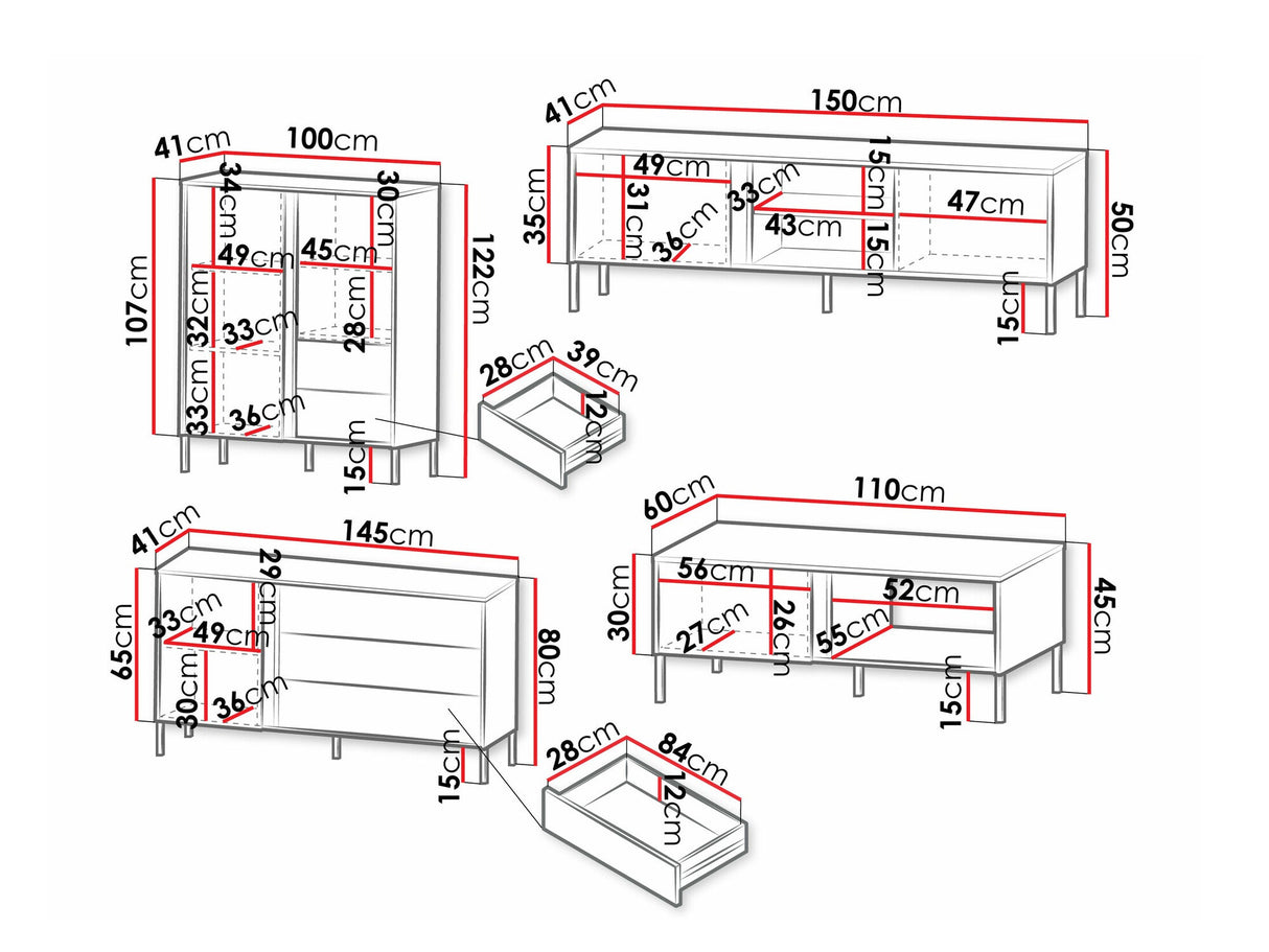 Svetainės komplektas 570026