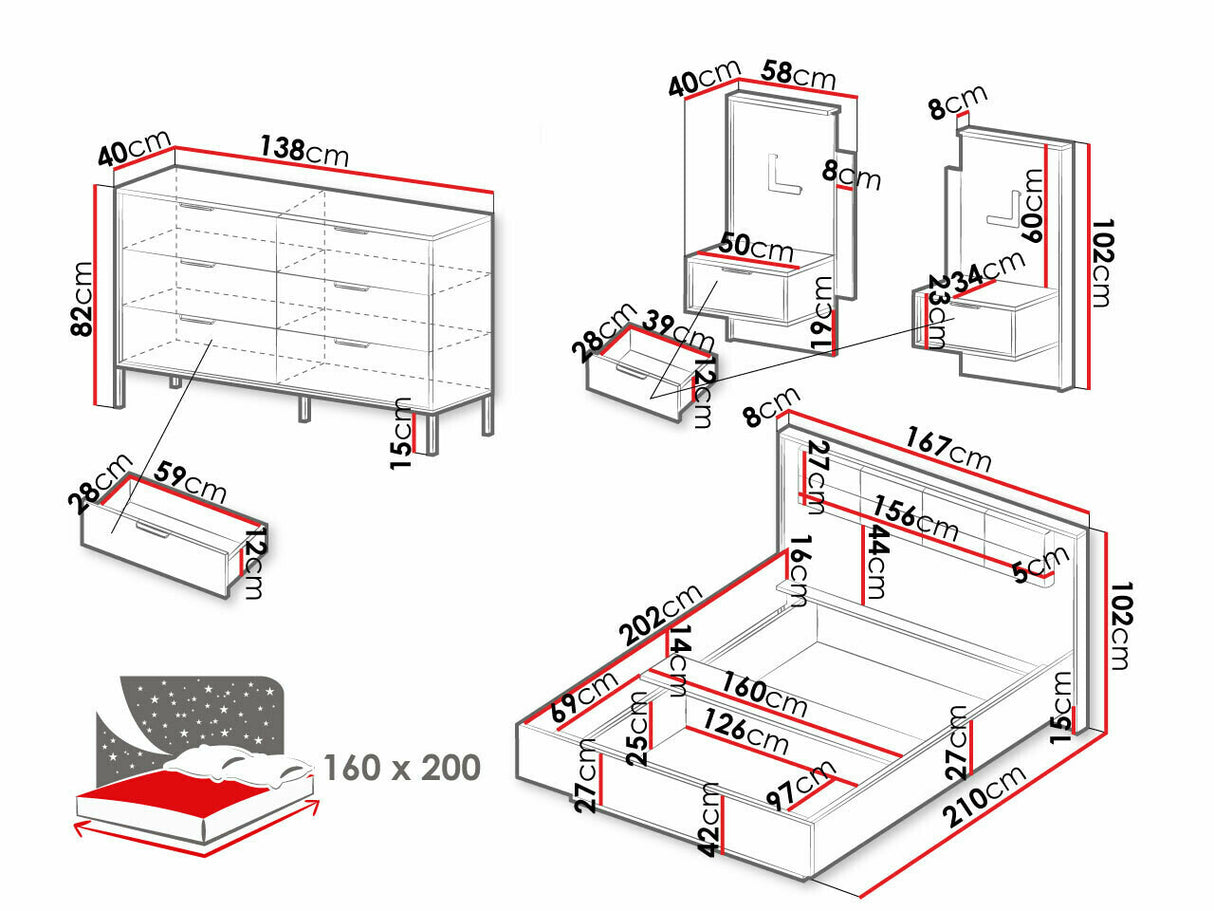 Miegamojo komplektas 516196 3853359