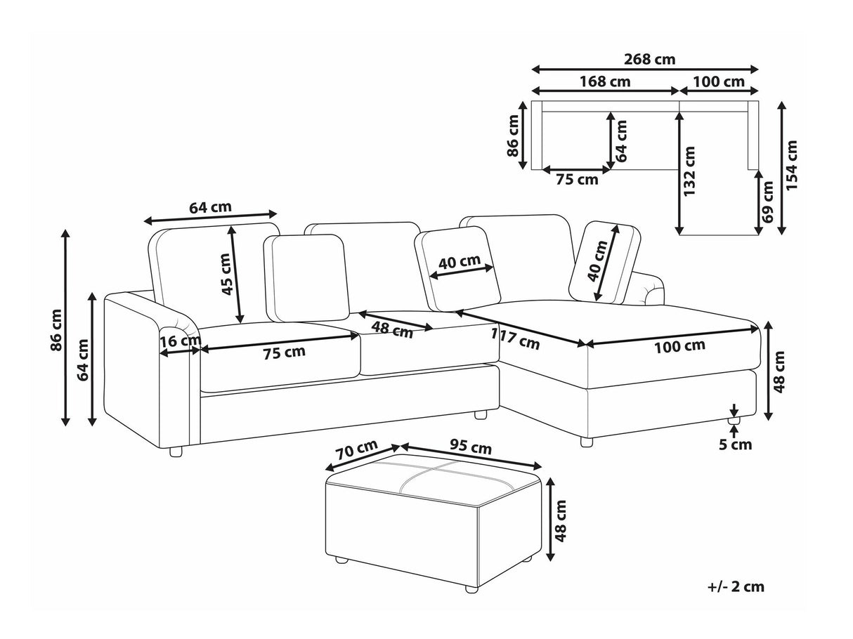 Minkštų baldų komplektas 574092
