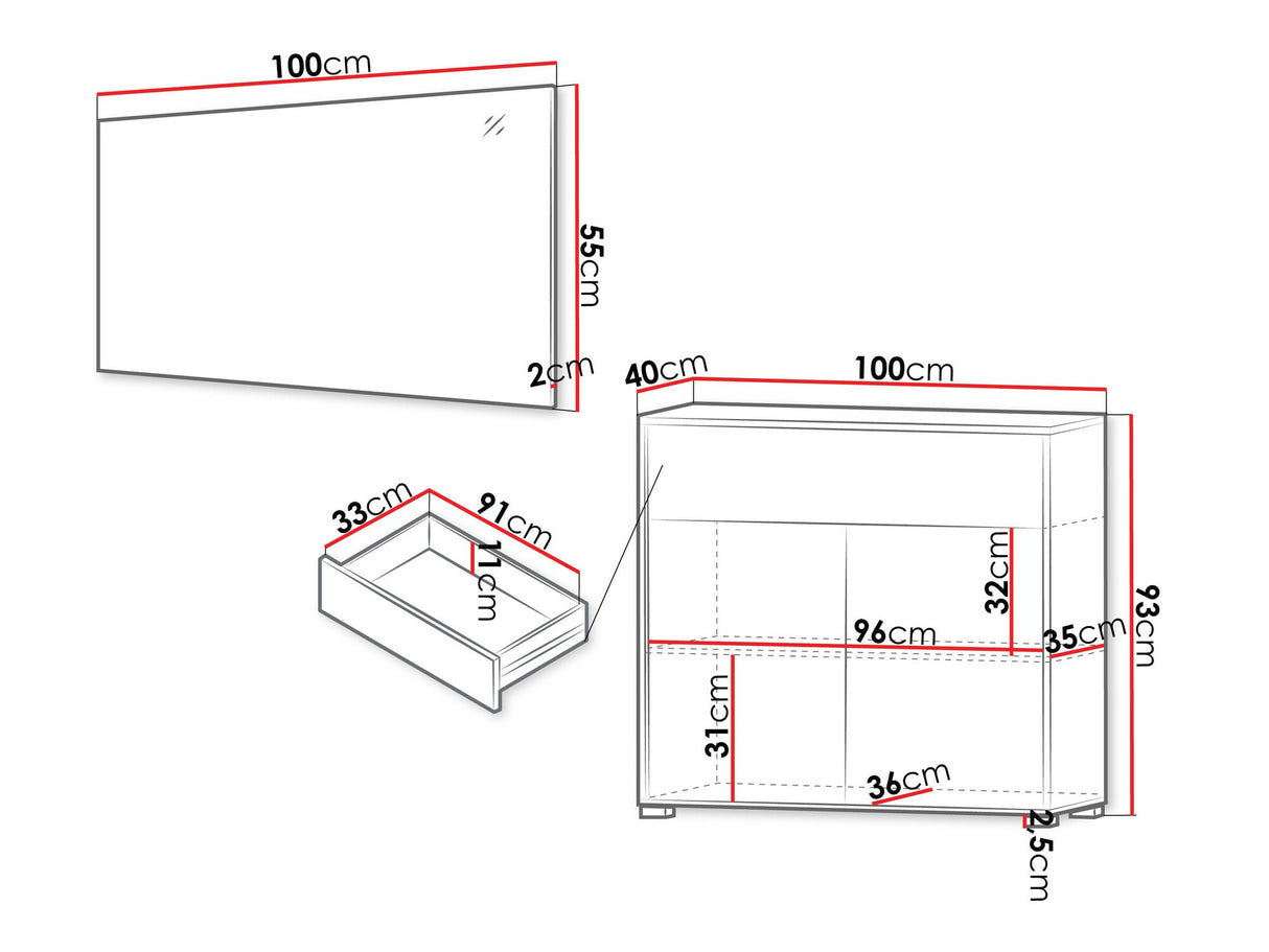 Prieškambario komplektas 574175
