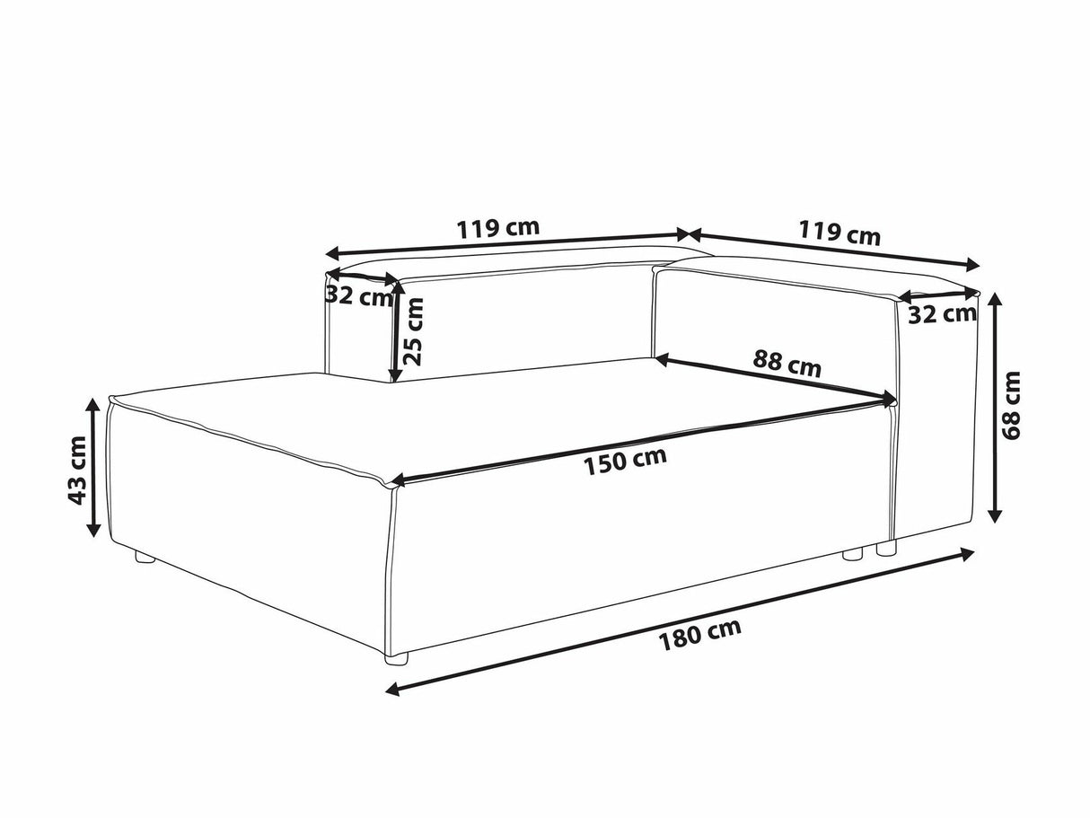 Modulinė sėdimoji dalis 574291