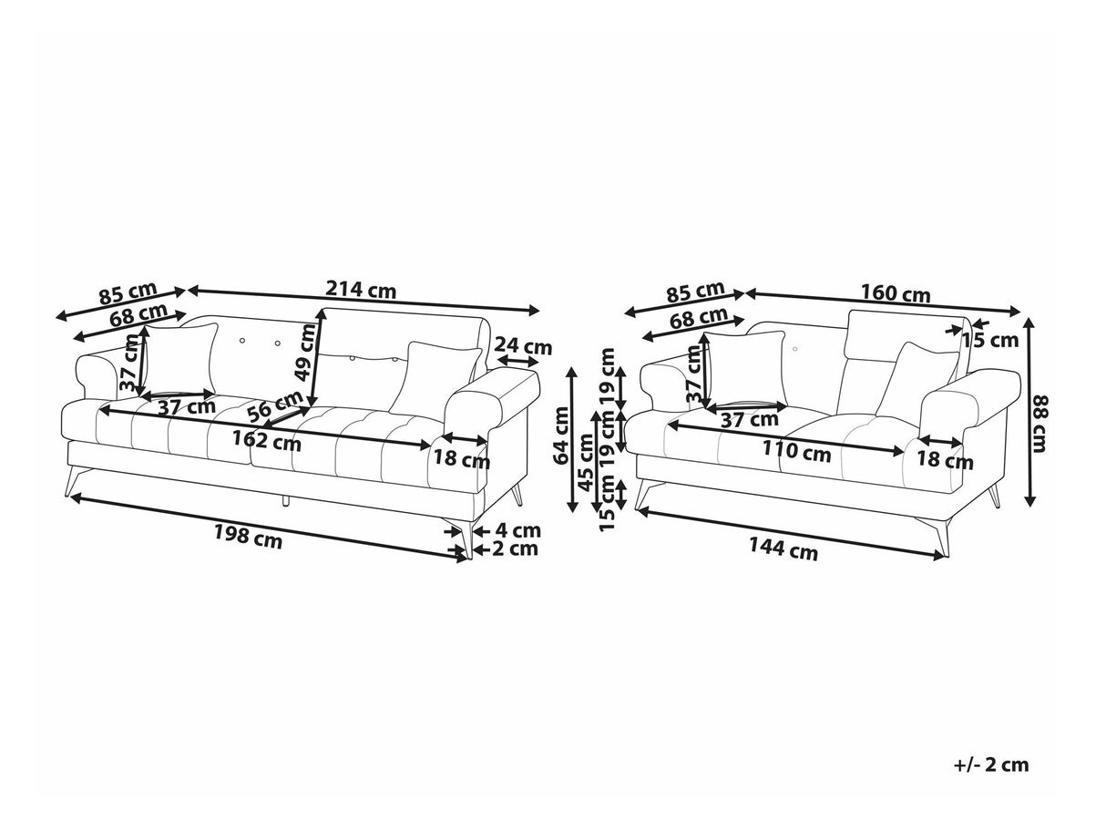 Minkštų baldų komplektas 575870