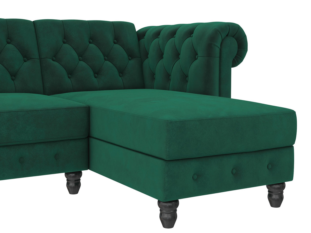 Chesterfield minkštas kampas 513819