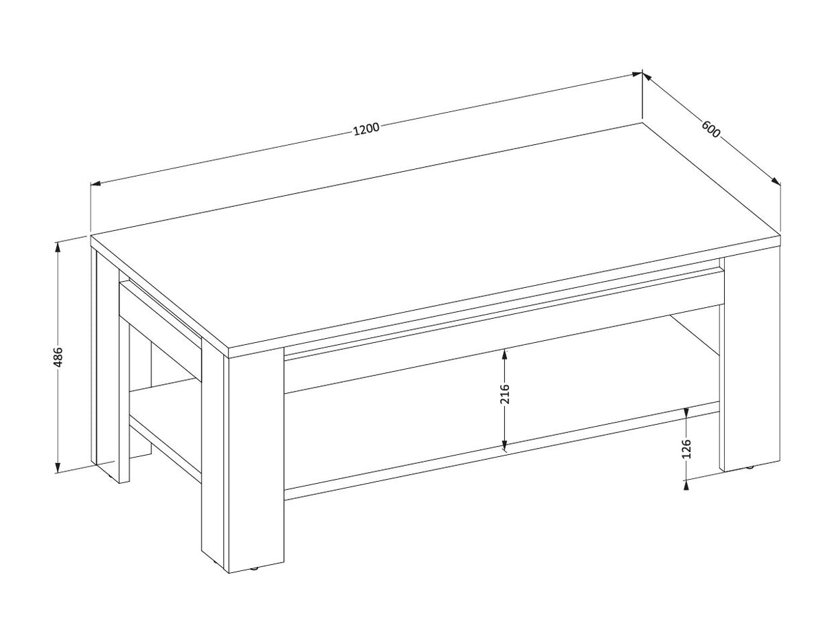 Žurnalinis staliukas 578727
