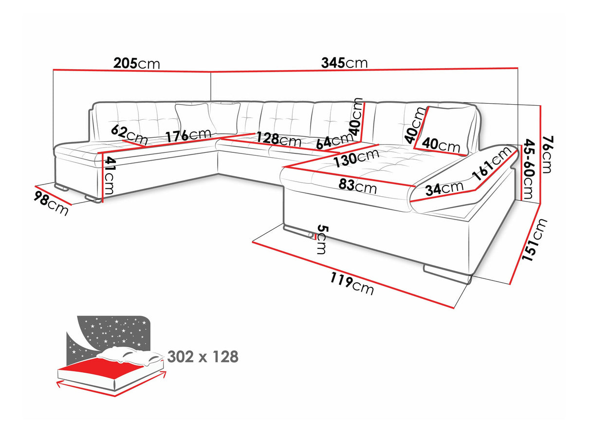 Minkštas kampas 68205