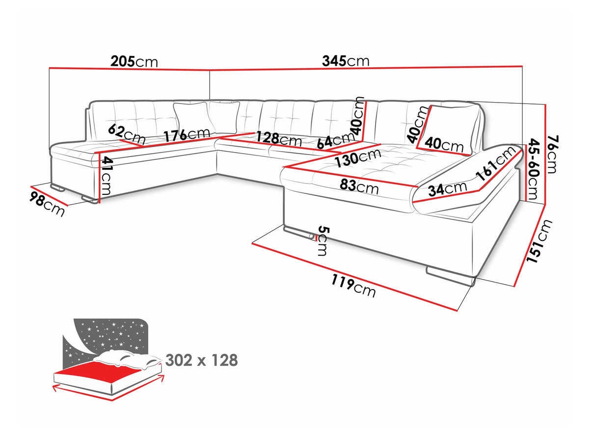 Minkštas kampas 68205